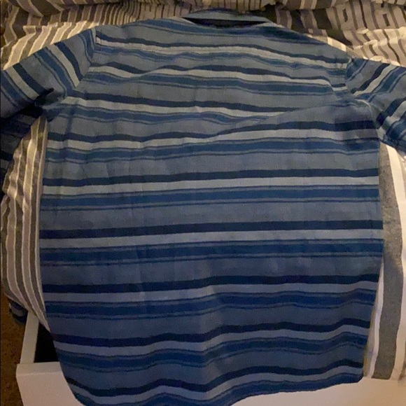 Express Men’s Size S Blue Multicolor Popover LS - Picture 6 of 6